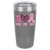 PEACE LOVE CURE-Breast Cancer Awareness